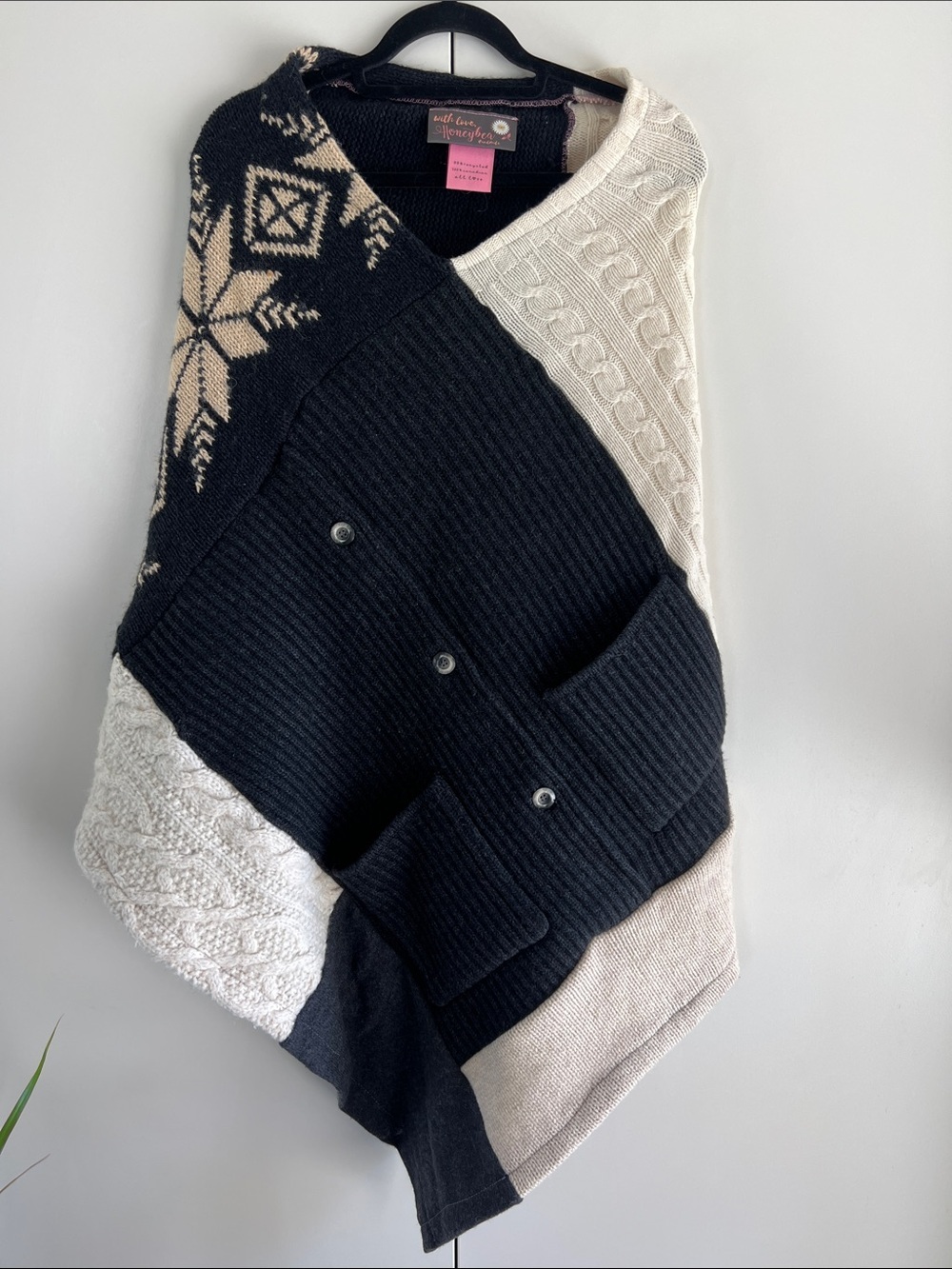 Honeybea Handmade Wool Poncho